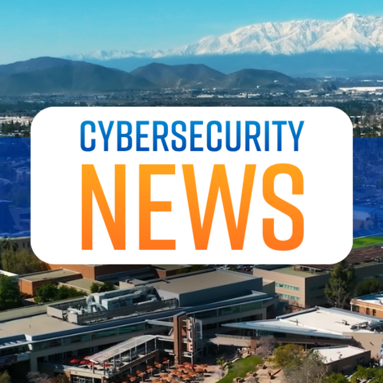 Decorative. Banner text reads: Cybersecurity News.