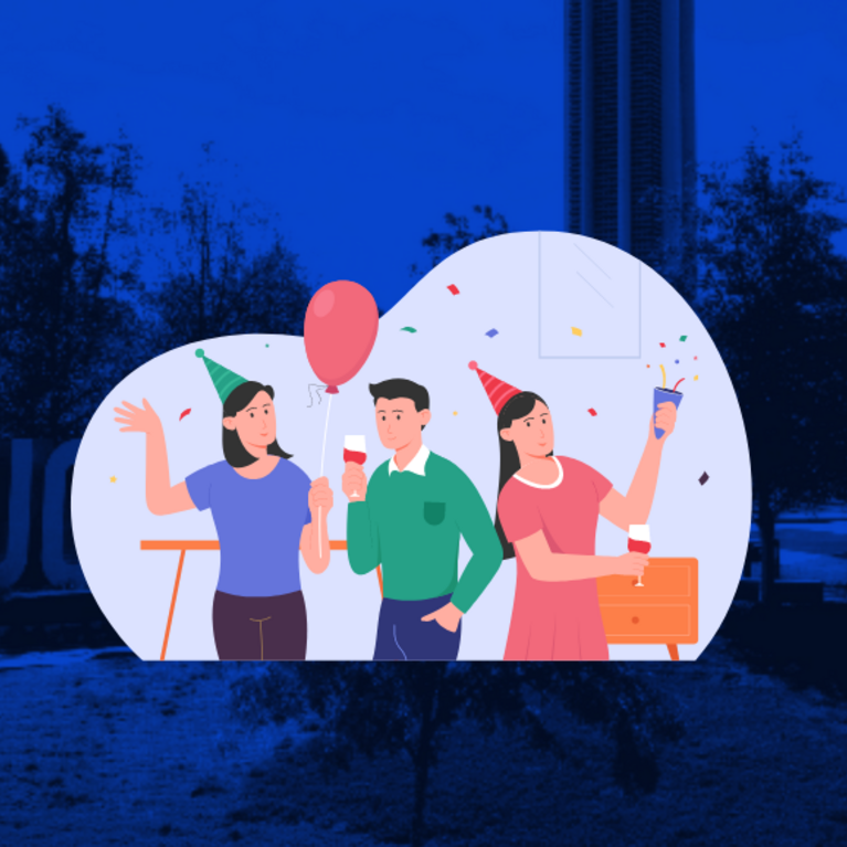 Holiday Party header