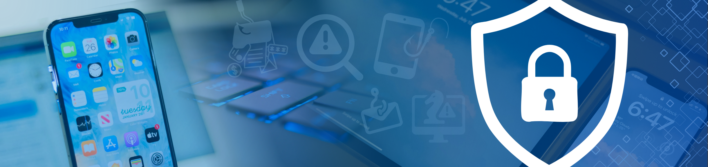 many technology devices that are threatened by cyber attacks
