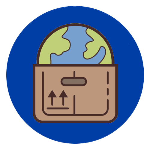 globe and suitcase icon