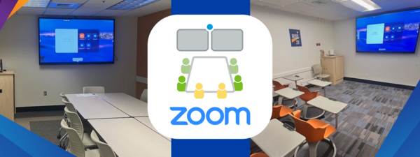 Zoom logo with boardroom icon, HMNSS 1502 and Sproul 2344 in the background