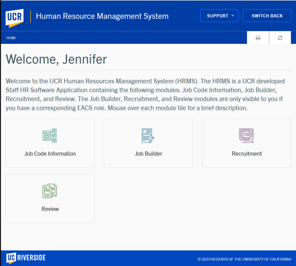 HRMS Sample Portal