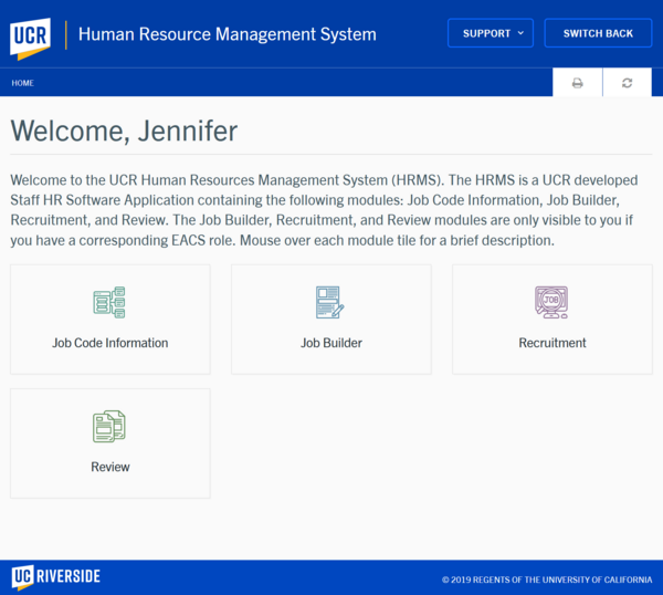 HRMS Sample Portal