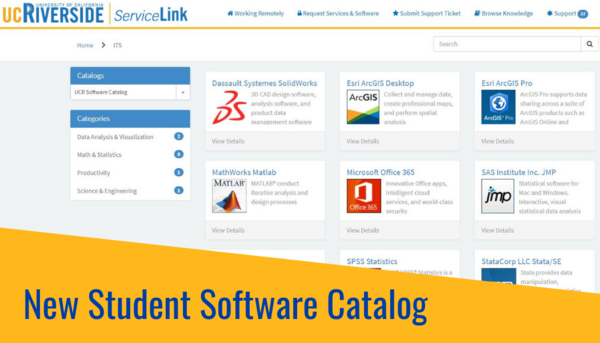 Student Software Catalog