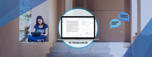 Student using NotebookLM