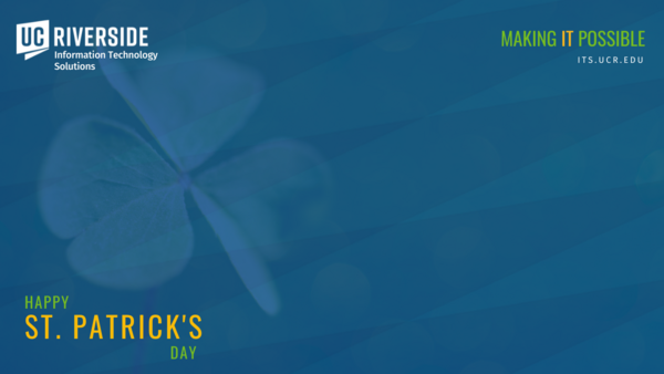virtual background for St.Patricks Day