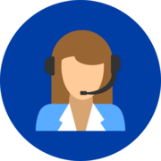 A graphic of a female help desk technician