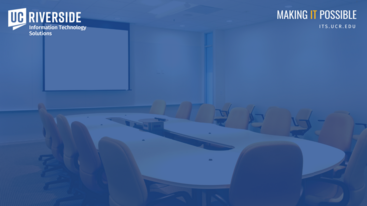 Virtual backdrop of conference room with many yellow chairs