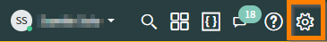 ServiceNow Settings icon